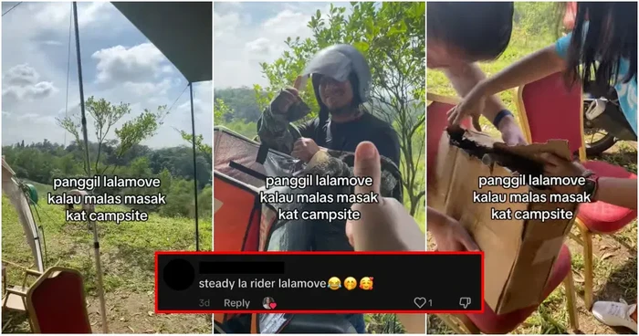 Viral! Pengantar Makanan Nekat Antar Pesanan ke Bumi Perkemahan