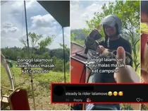 Viral! Pengantar Makanan Nekat Antar Pesanan ke Bumi Perkemahan