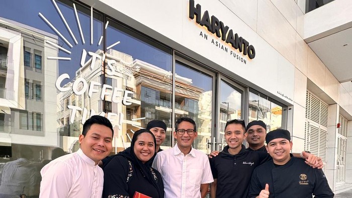 Menparekraf Sandiaga Uno Kunjungi Restoran Haryanto di Dubai
