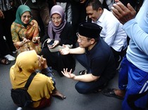Momen Cak Imin Blusukan di Pasar Citra Niaga Jombang