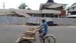 Penampakan Proyek Alun-alun Kediri yang Mangkrak