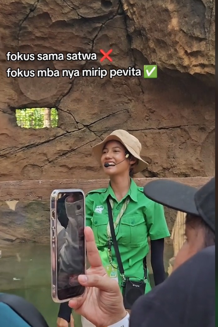 Petugas Solo Safari mirip Pevita Pearce