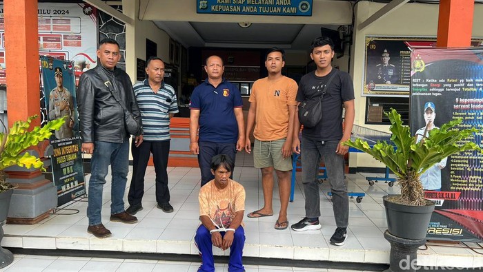 Polisi menangkap pria yang menipu petani di Tabanan.