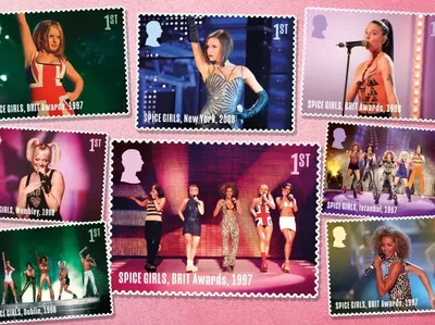 Foto: Prangko Spice Girls Dirilis, Ukir Sejarah Susul The Beatles dan Queen