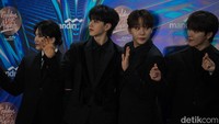 SEVENTEEN jadi salah satu artis yang dinominasikan untuk Daesang di GDA 2024. Selain grup utama, subunit SEVENTEEN-BSS juga masuk ke nominasi tahun ini. Foto: Andhika Prasetia/detikHOT.