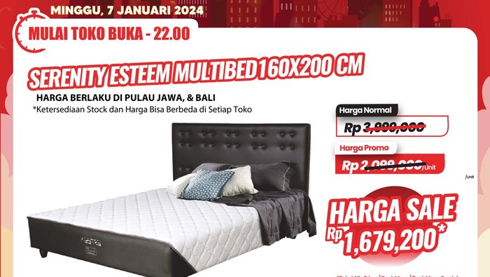 Transmart Full Day Sale-Tempat Tidur