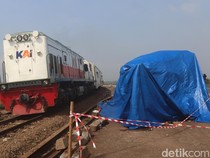Bangkai Lokomotif Jadi Saksi Bisu Tabrakan Kereta yang Renggut 4 Jiwa