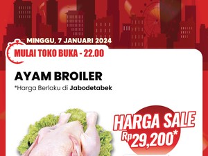 Pesta Diskon! Daging Ayam Segar di Transmart Full Day Sale Cuma Rp 20 Ribuan