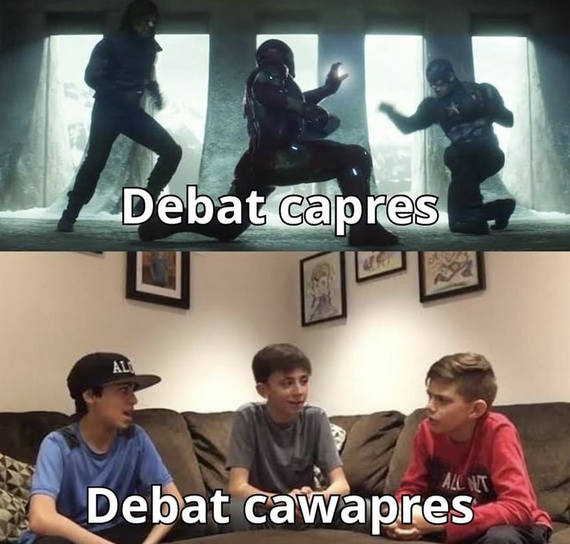 Debat capres Pilpres 2024 sudah digelar hari ini, Minggu (7/1/2023), dari pukul 19.00 WIB di Istora Senayan. Dari situ, banyak meme soal debat yang berlangsung.