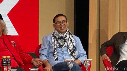 Fadli Zon dalam acara Adu Perspektif. (Devi Puspitasari/detikcom)