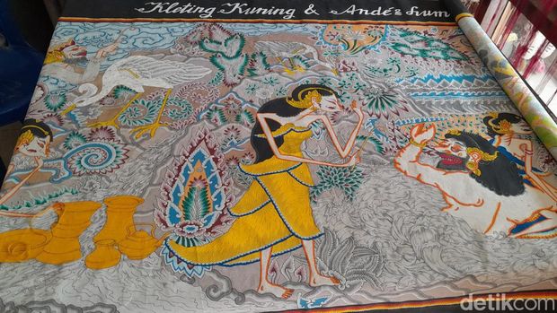 Joko Sriyono juru sungging terakhir wayang beber di Solo dan karya