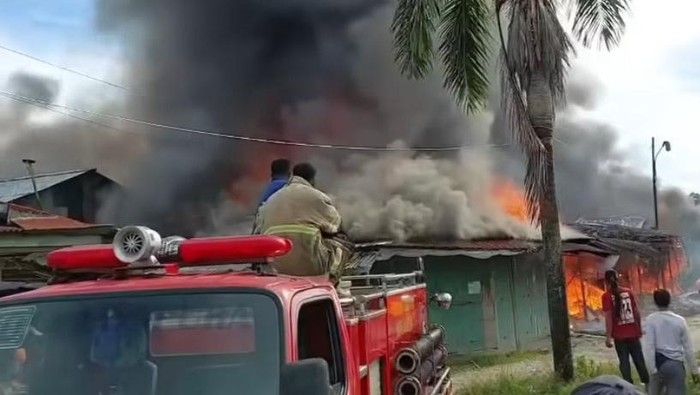 Kebakaran di Pasar Youtefa, Jayapura, Papua. Dokumen Istimewa