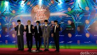 Tomorrow X Together atau dikenal sebagai TXT dikenal sebagai salah satu grup vokal pria yang didirikan oleh Big Hit Music.  Foto: Andhika Prasetia/ detikcom