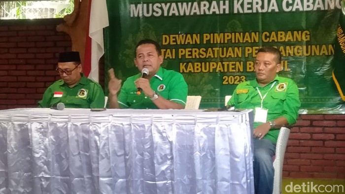 Ketua DPW PPP DIY, Muhammad Yazid (tengah).