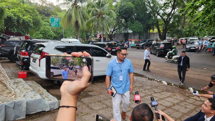 Ketua Tim Kampanye Daerah (TKD) Prabowo-Gibran Jawa Barat, Ridwan Kamil, (Adrial-detikcom)