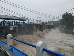 Ketinggian Air Bendung Katulampa 110 Cm, BPBD Keluarkan Peringatan Banjir