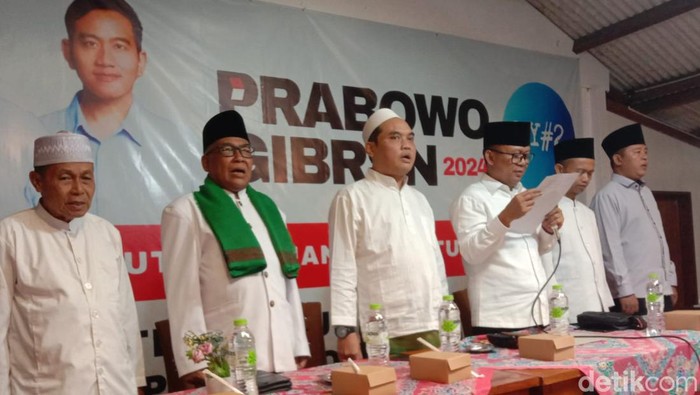 Majelis Yasinan di Wonosobo nyatakan dukungannya pada Prabowo–Gibran, Minggu (7/1/2024)