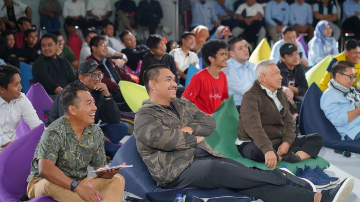Menpora Nobar Debat Capres