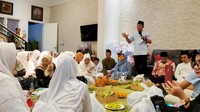 Akademisi dan Pegiat Literasi Digital, Muchlas Rowi, juga ikut memberikan orasi kebangsaan dengan menyoroti hadirnya pemimpin muda yang perlu diberi ruang dan kesempatan memimpin.