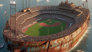 Kalau ada beneran, penonton-penonton itu turunnya pakai tali atau langsung terjun ya? Foto: (Bored Panda).