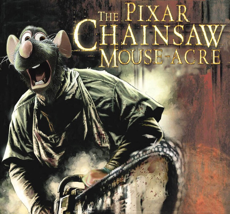 Beberapa poster film horor didesain ulang dengan menyisipkan nuansa anak-anak. Tapi setelah jadi kayaknya tetap aja seram deh. Menurut kalian gimana?