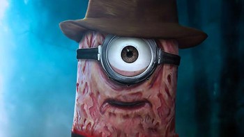 Oke, sekarang apakah Freddy tampak lebih unyu dengan tampilan minions? Foto: (Bored Panda).