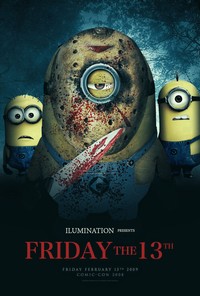 Beberapa poster film horor didesain ulang dengan menyisipkan nuansa anak-anak. Tapi setelah jadi kayaknya tetap aja seram deh. Menurut kalian gimana?