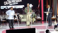 Pada Pilpres 2024 ini, ambisius Prabowo untuk memimpin negara ini pun berhasil. Ia menang setelah memperoleh 96.214.691 suara atau 58,59% dari total suara sah nasional mengalahkan pasangan Anies Baswedan-Muhaimin Iskandar dan Ganjar Pranowo-Mahfud MD. (Agung Pambudhy/detikcom)