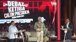 Semringah Ketiga Capres saat Ruang Debat Riuh