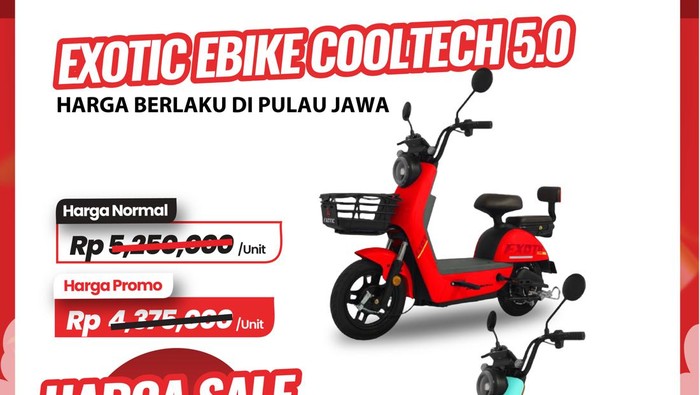 Sepeda Listrik di Transmart Full Day Sale