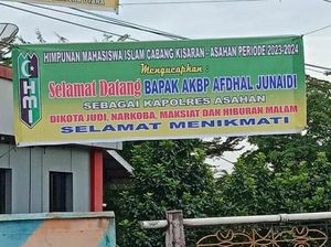 Alasan HMI di Asahan Pasang Spanduk Bernada Satire untuk Sambut Kapolres Baru