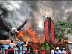 Kronologi 7 Ruangan SMPN 1 Rantepao Toraja Utara Hangus Terbakar