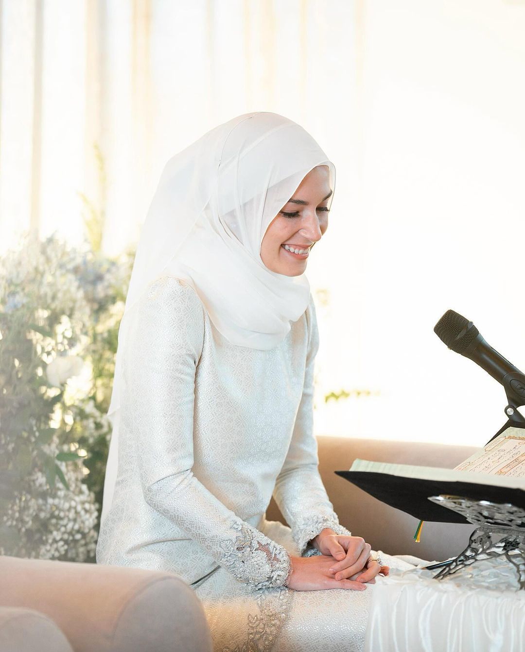 Anisha Rohmah, calon istri Pangeran Mateen dari Brunei. (Tangkapan layar Instagram @tehfirdaus)