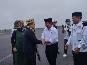 Cak Imin Tiba di Lampung, Disambut Eks Wagub Chusnunia Chalim