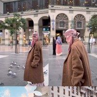 Wanita yang mengawali kariernya di dunia entertainment dengan menjadi model untuk Majalah HAI (Cewek Hai) ini diketahui mempunyai bisnis hijab yang diberi nama @rumahbcl. Di akun Instagramnya, BCL memakai khimar dengan logo tulisan BCL. Dalam unggahannya kali ini, BCL terlihat memakai long coat warna cokelat sebagai luaran sekaligus untuk menghangatkan tubuhnya di tengah cuaca yang dingin. Foto: Dok. Instagram @itsmebcl.