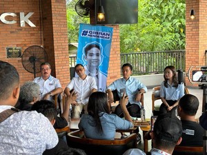 Gibran Dengarkan Aspirasi Pekerja Kreatif-UMKM Kalangan Anak Muda di Ambon