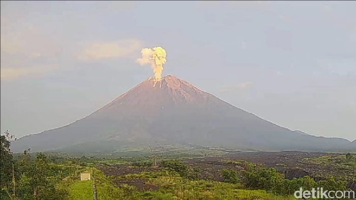 Gunung Semeru erupsi
