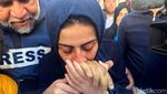 Isak Tangis Iringi Pemakaman Jurnalis yang Tewas Dibom Israel