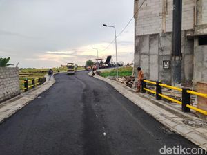 Ruas Jalan Simpang Canggu-Tibubeneng Mulai Diaspal, 10 Januari Diresmikan