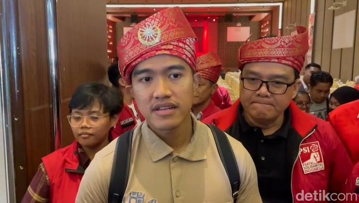 Ketua Umum PSI, Kaesang Pangarep menghadiri kegiatan Kopdarwil PSI ke Provinsi Kepulauan Riau (Kepri).(Alamudin Hamapu/detikSumut)