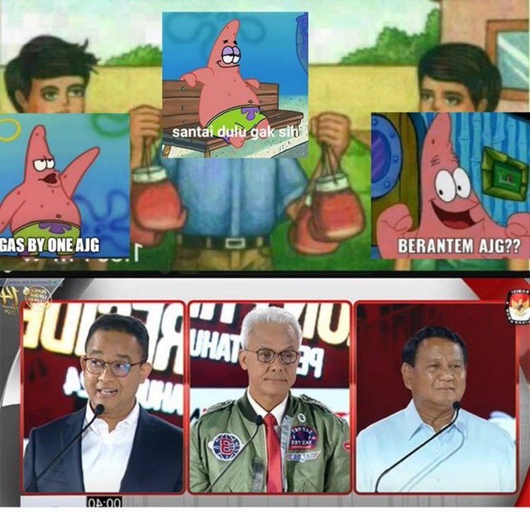 Kumpulan Meme Debat Capres Semalam, Anies-Prabowo Gelut