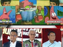 Kumpulan Meme Debat Capres Semalam, Anies-Prabowo Gelut