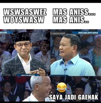 Kumpulan Meme Debat Capres Semalam, Anies-Prabowo Gelut