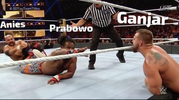 Sementara Anies Baswedan mengatakan dia sudah mencari Prabowo Subianto namun tidak bertemu, karena itu mereka tidak bersalaman. Foto: X/Twitter/@cxlturedd