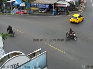 Lalin Jalan Wonosari Sore Ini Lancar, Jangan Emosional Saat Berkendara!