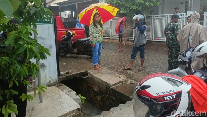 Lokasi M Nadif bocah di Lampung yang hanyut saat mandi hujan.