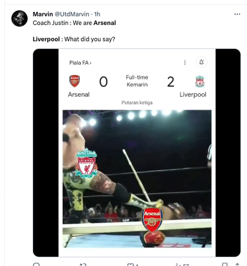 Meme Arsenal Liverpool