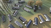 Douglass mengatakan, sejauh ini sekitar 1.000 rumah telah terendam banjir. Great Western Railways mengatakan jalurnya di tiga bagian selatan negara itu ditutup. Jalan-jalan di daerah yang terkena dampak paling parah juga ditutup. (Jacob King/PA via AP)