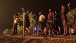 Penampakan Kamp Rohingya di Bangladesh Terbakar Hebat