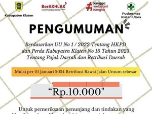 Retribusi Rawat Jalan Umum Puskesmas di Klaten Naik Jadi Rp 10.000